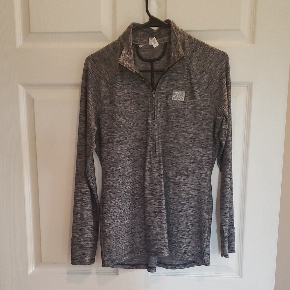 Under Armour Gray Heather Quarter-Zip Performance Pullover